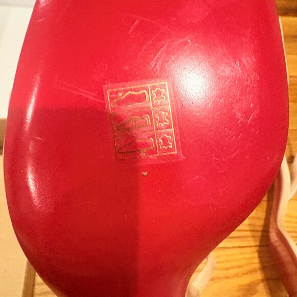 brand new CHRISTIAN LOUBOUTIN O Condora 55 suede slingback sandals Size 40 - Picture 8 of 9